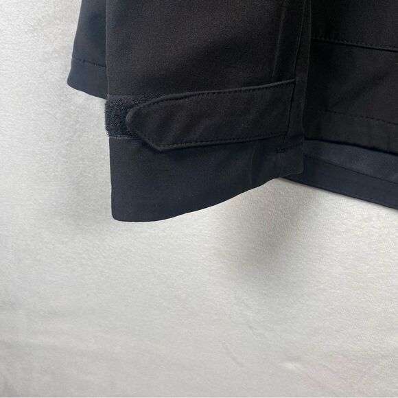 Michael Kors Black Soft Shell Hooded Jacket Size Large - Picture 12 of 16